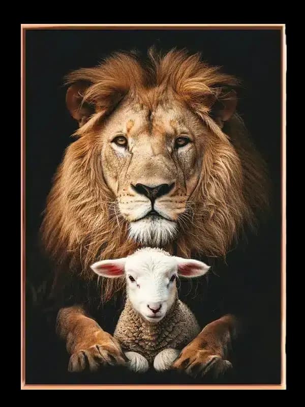 Lion With Plakat