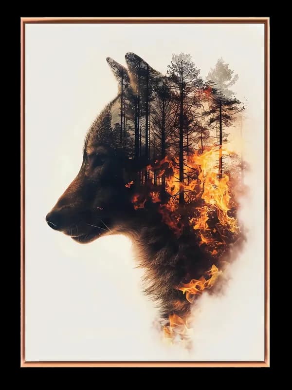 Wolf Fire Plakat