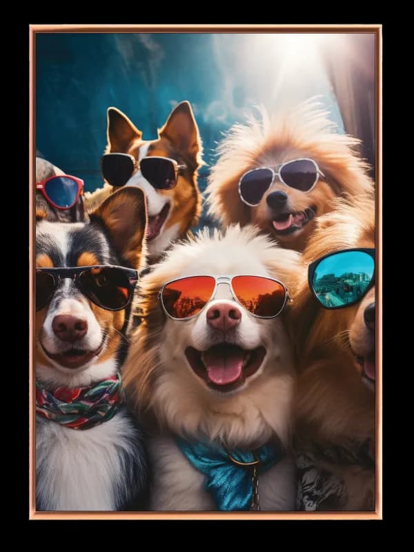 Corgi Dogs Plakat