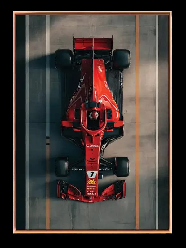High-Performance Formel 1-bil