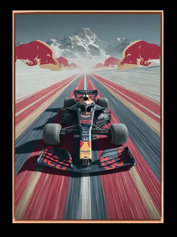 Red Bull Racing Fart Plakat
