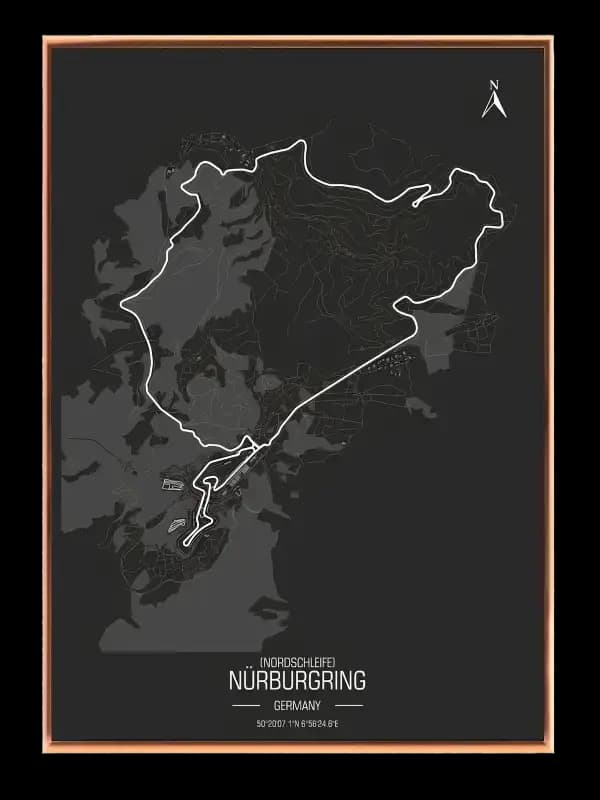 Nürburgring Nordschleife Plakat