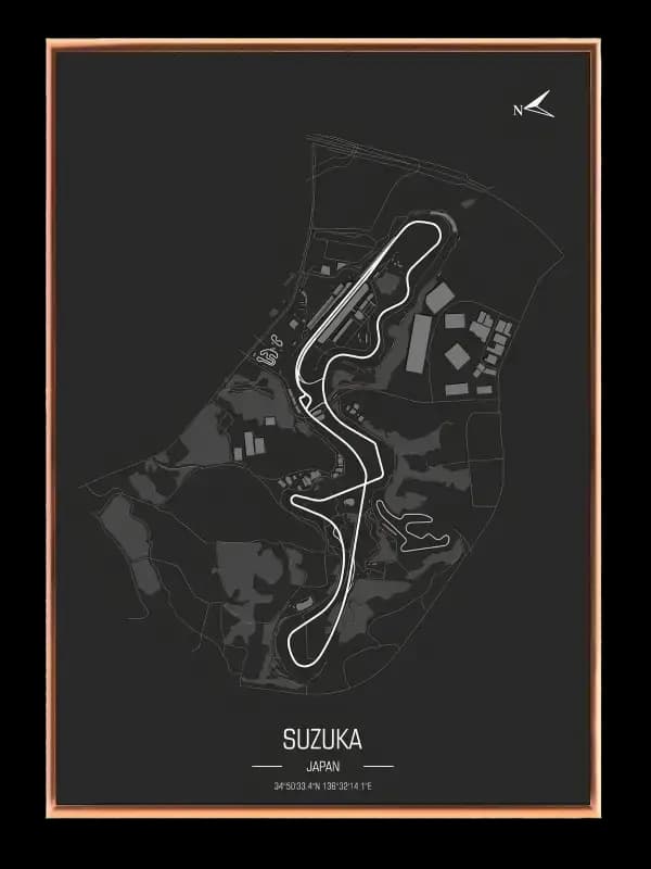 Suzuka Circuit Design Plakat