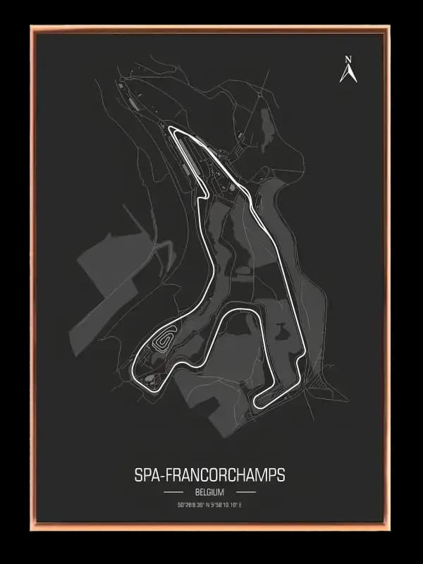 Spa-francorchamps Design Plakat