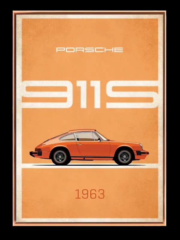 Porsche 911s Elegance Plakat